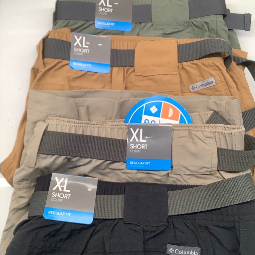 Columbia Sandy River Cargo Shorts NWT size XL Mossy Green